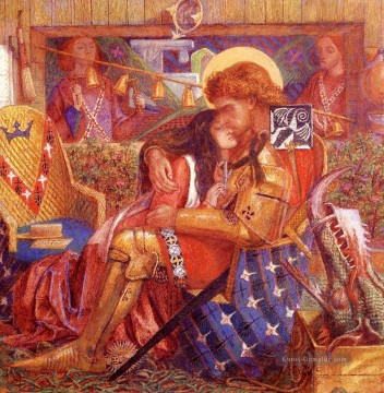  georg - Die Hochzeit von St George und der Prinzessin Sabra Präraffaeliten Bruderschaft Dante Gabriel Rossetti